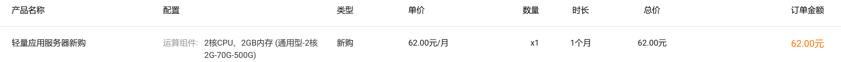 定价说明